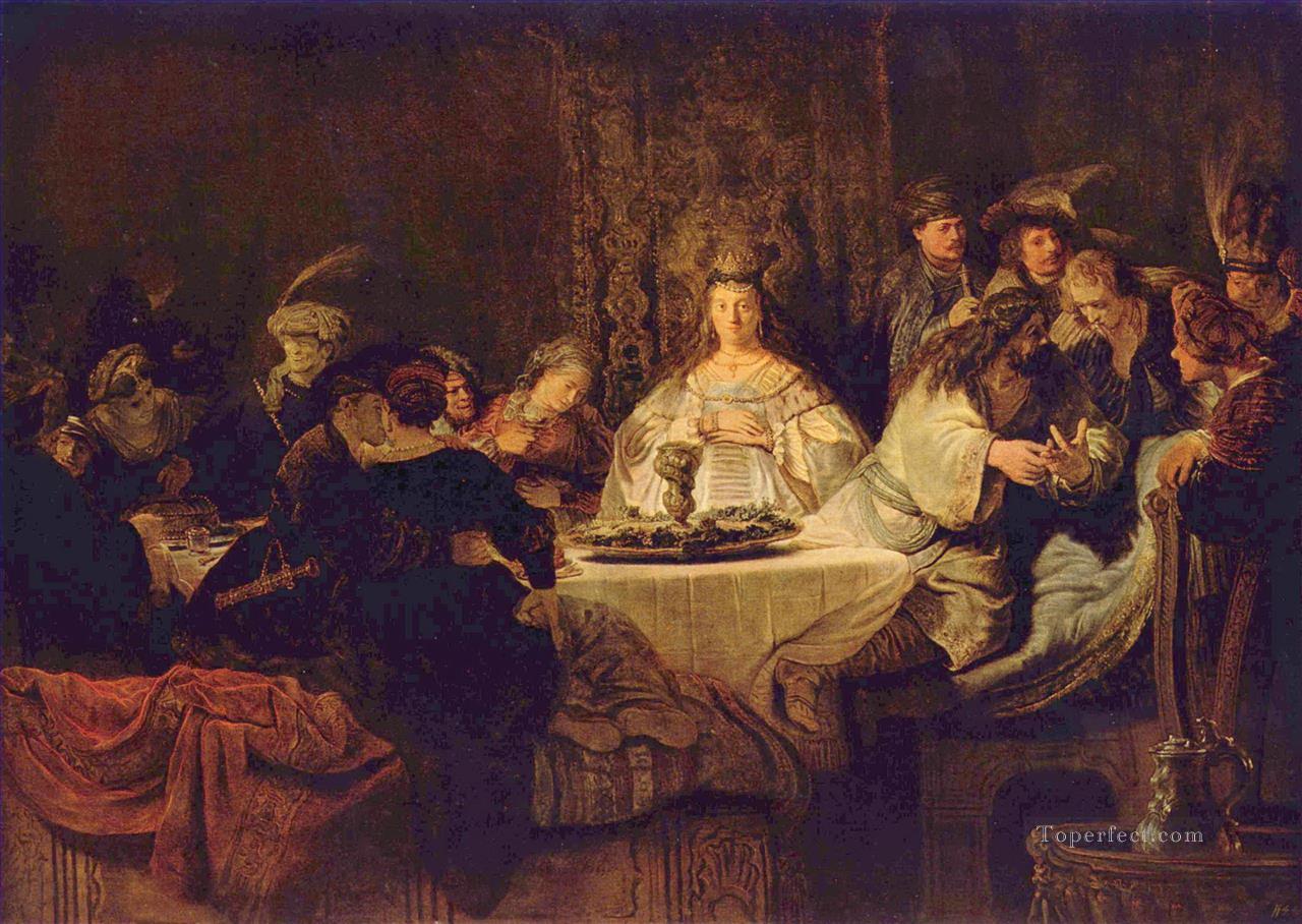 Samson at the Wedding Rembrandt Oil Paintings